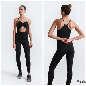 Port De Bras Athena Unitard Black‎ Small Jumpsuit Cut Out